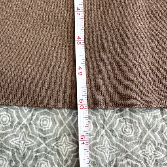 ZARA Backless Tan Knit V-neck Maxi Dress Strappy Open Back Size S - Picture 9 of 10